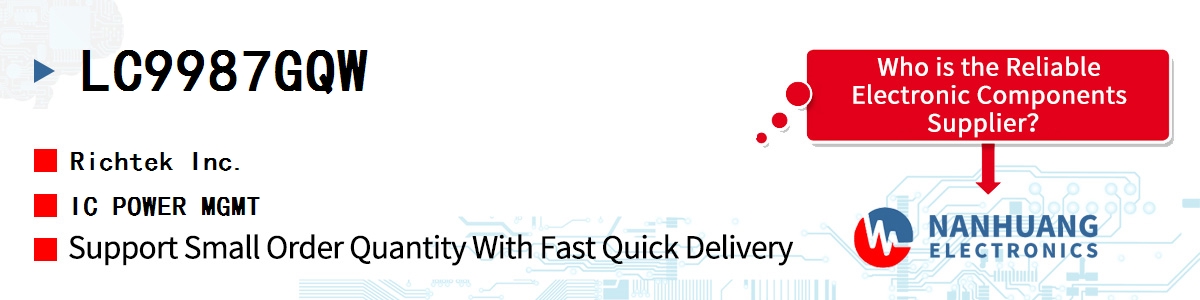 LC9987GQW RICHTEK IC POWER MGMT